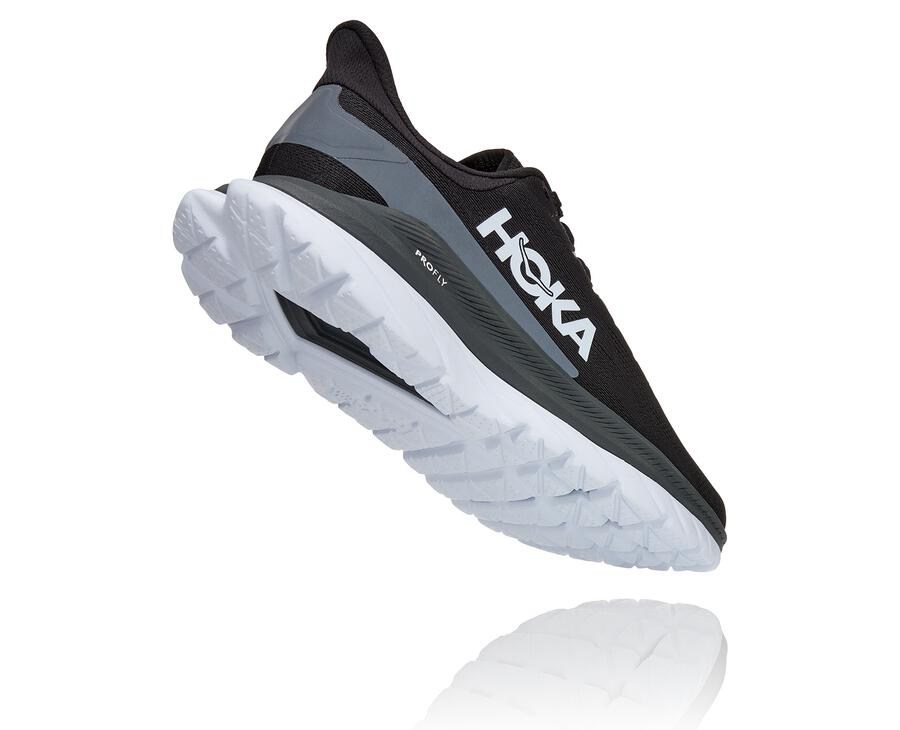 Tenis Hoka One One Mujer Negros/Blancos - Mach 4 - JFMQ41863